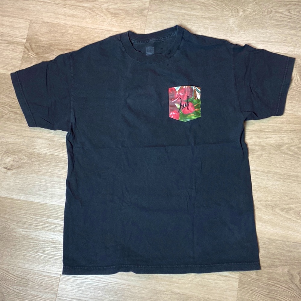 Vintage Huf Floral Pocket Tee size Large